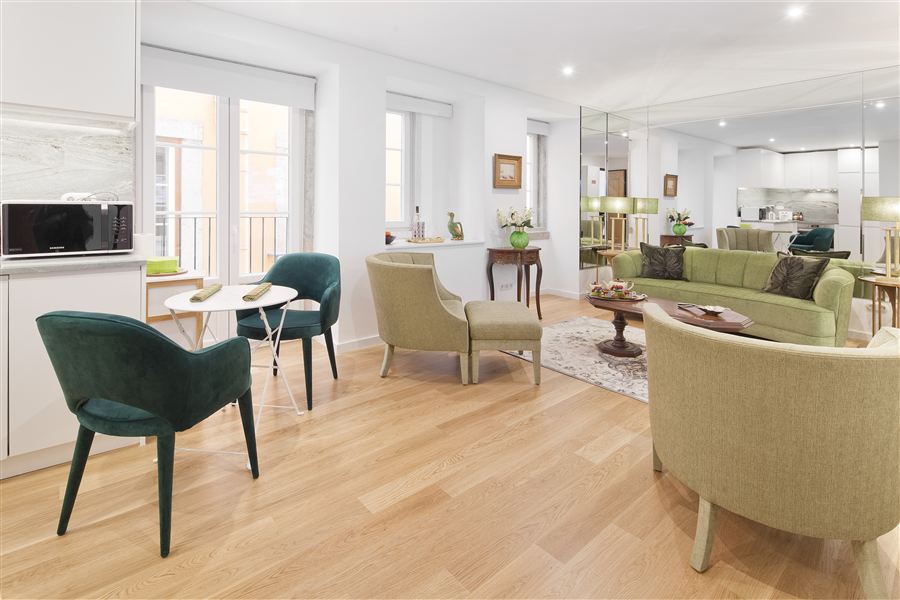 Mint, a one-bedroom apartment in Chiado, Lisbon — bedroom